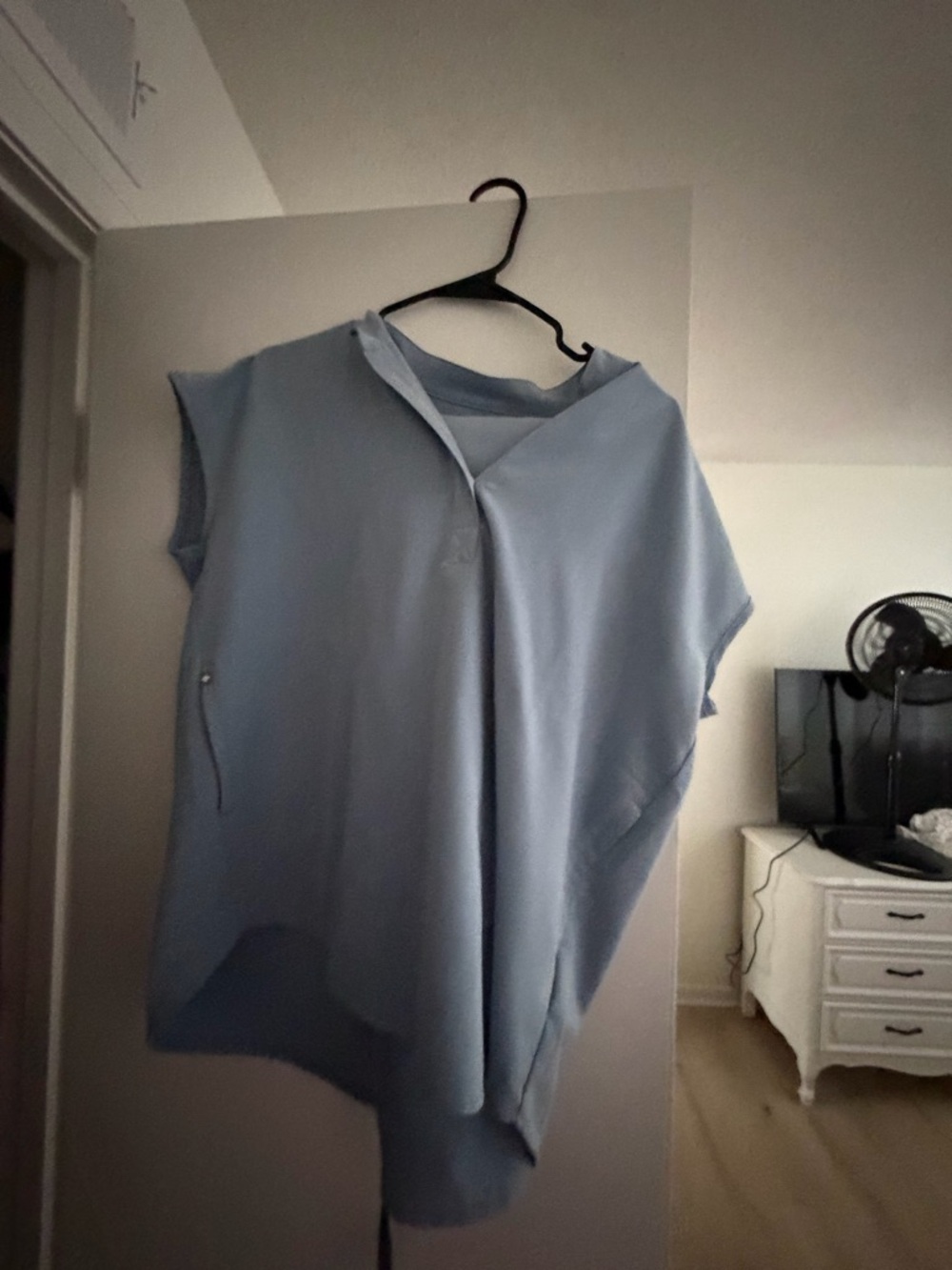 Dusty blue figs scrubs - Small raefela top/small tall pants - barely worn